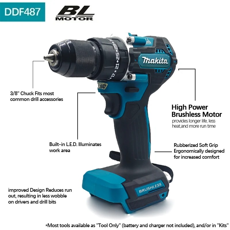 2026 Makita DDF487 18V Brushle - đánh giá và giá Makita Drill Ddf484