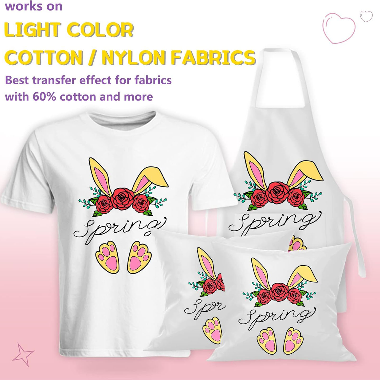 5 Sheets A4 Heat Transfer Pape - đánh giá và giá Printable Heat Transfer Vinyl