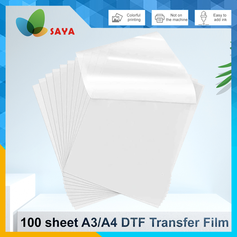 50/100 Pcs DTF Film A3/A4 Doub - đánh giá và giá Printable Heat Transfer Vinyl